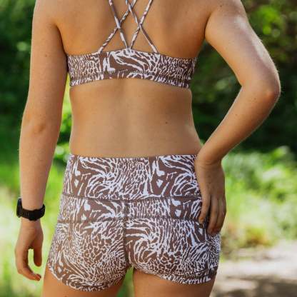 IMPI High Waist Bike Shorts - Natural Minx