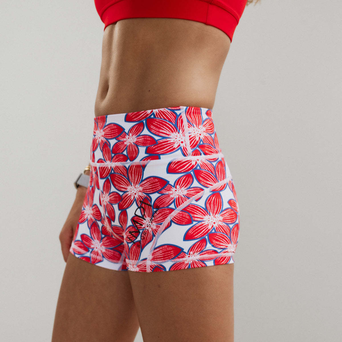 IMPI High Waist Bike Shorts - Petal Pop