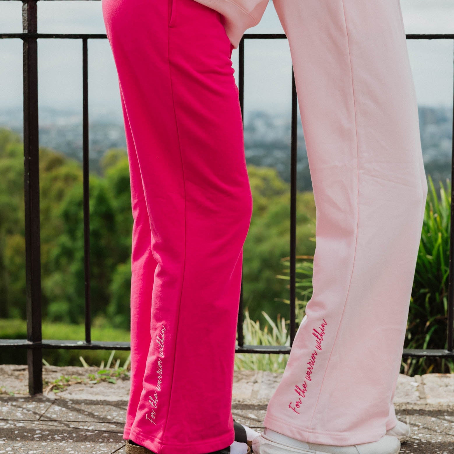 IMPI Wide Leg Track Pant - Barbie Pink