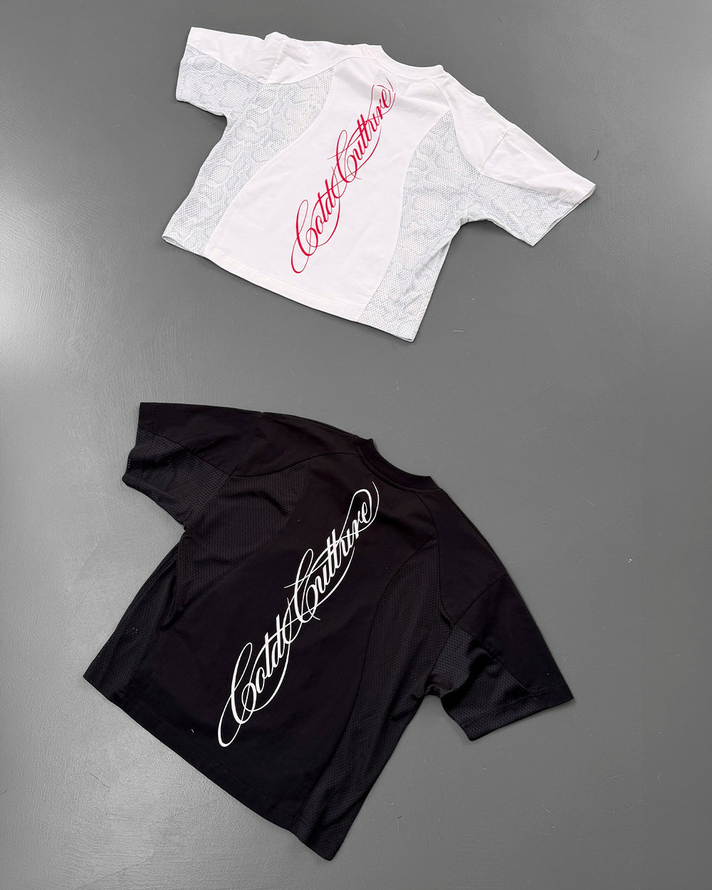 RIOT MESH TEE WHITE