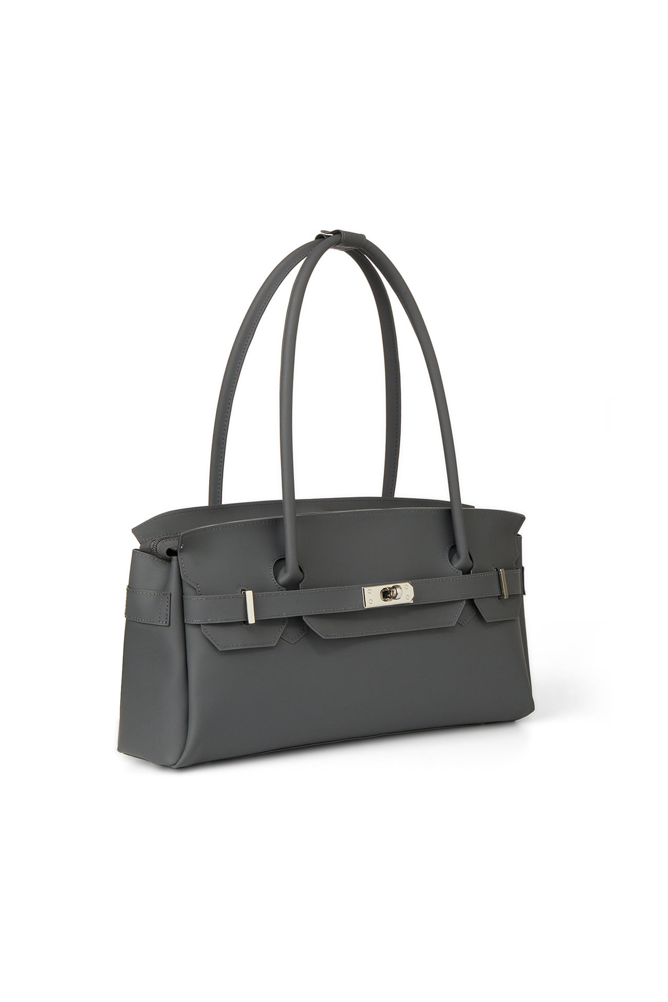 JELLY TWO-WAY BAG IN CHARCOAL