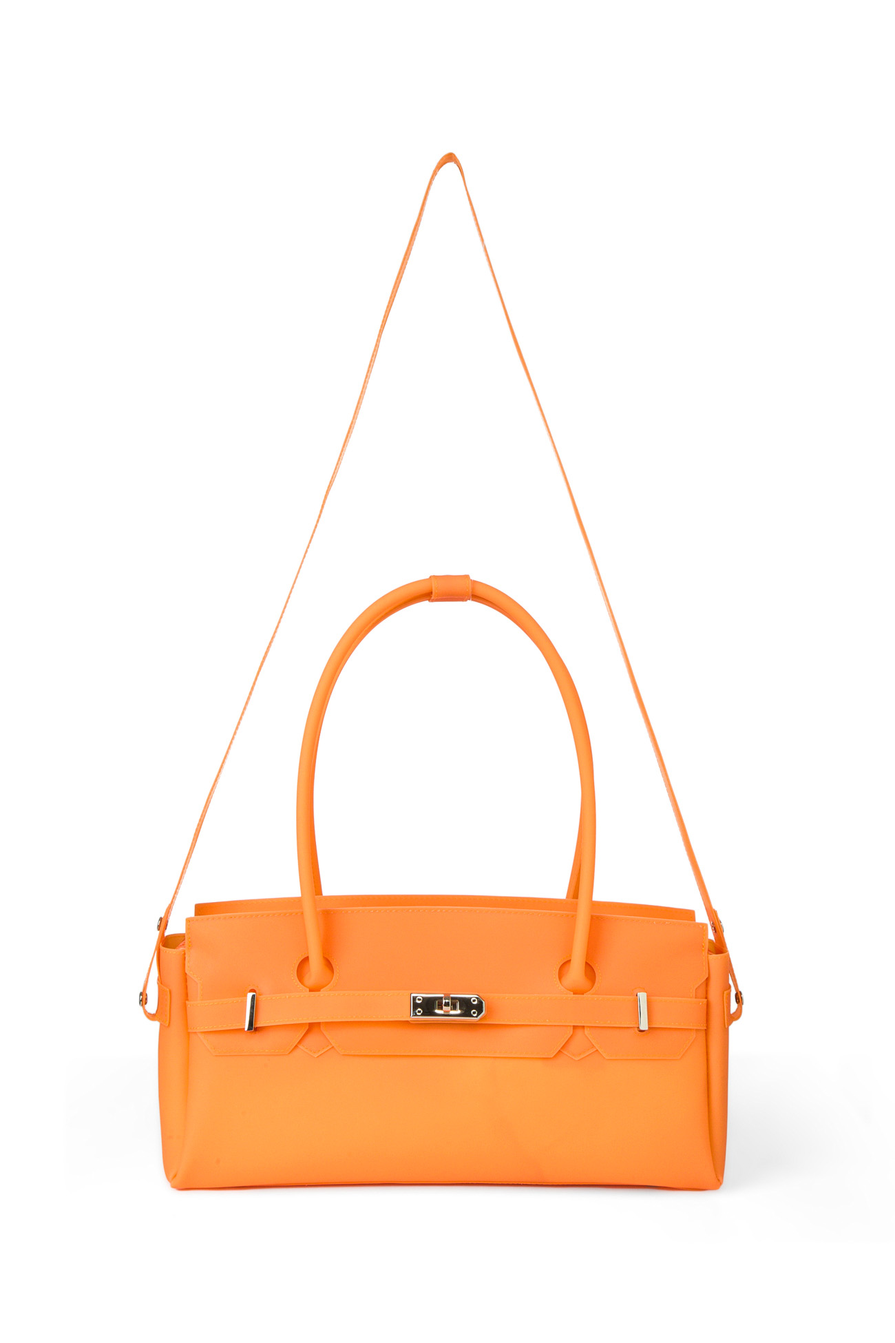 JELLY TWO-WAY BAG IN ORANGE