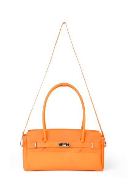 JELLY TWO-WAY BAG IN ORANGE