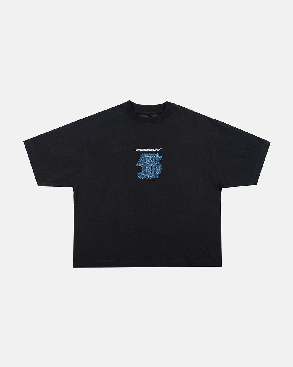 DISTRESSED DOLLAR TEE BLACK