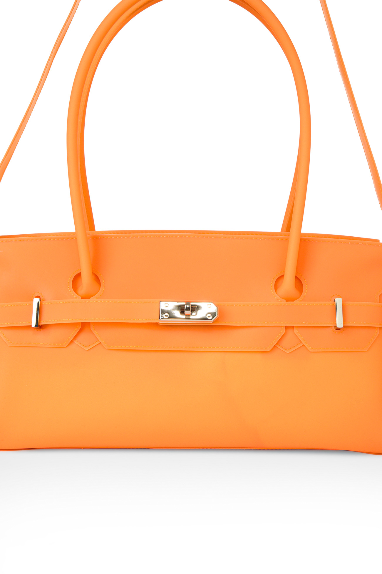 JELLY TWO-WAY BAG IN ORANGE
