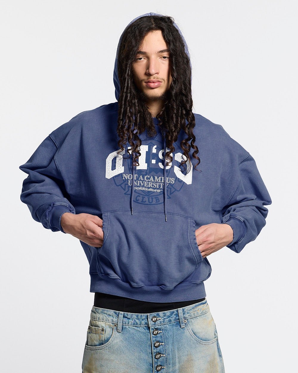 FIFTY - FIVE REASON HOODIE BLUE