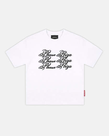 PLEASE IBIZA REGULAR TEE WHITE