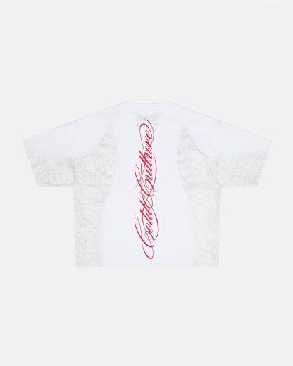 RIOT MESH TEE WHITE