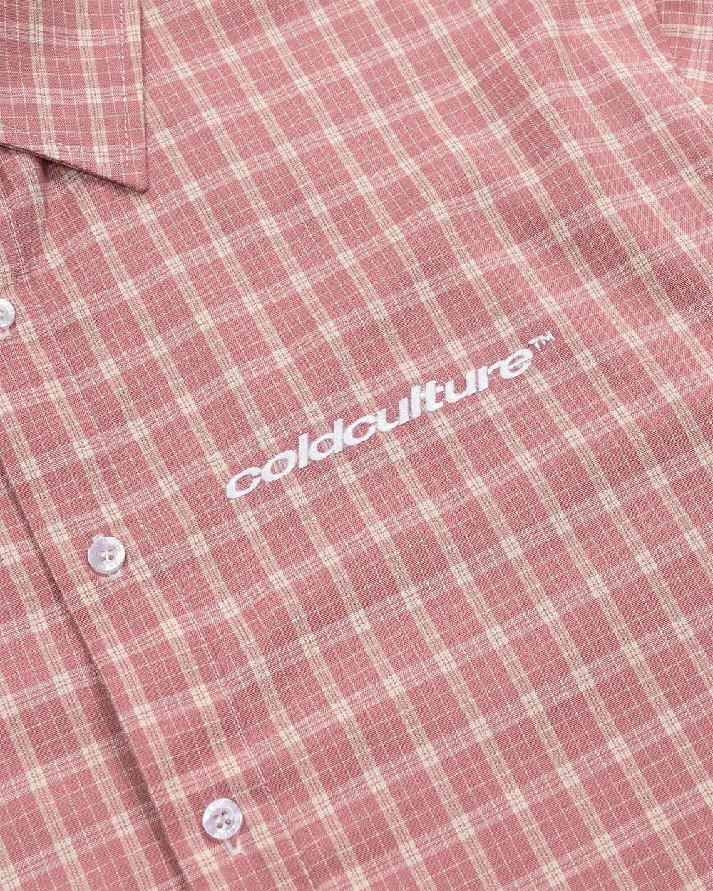 TARTAN SCRIPT SHIRT PINK