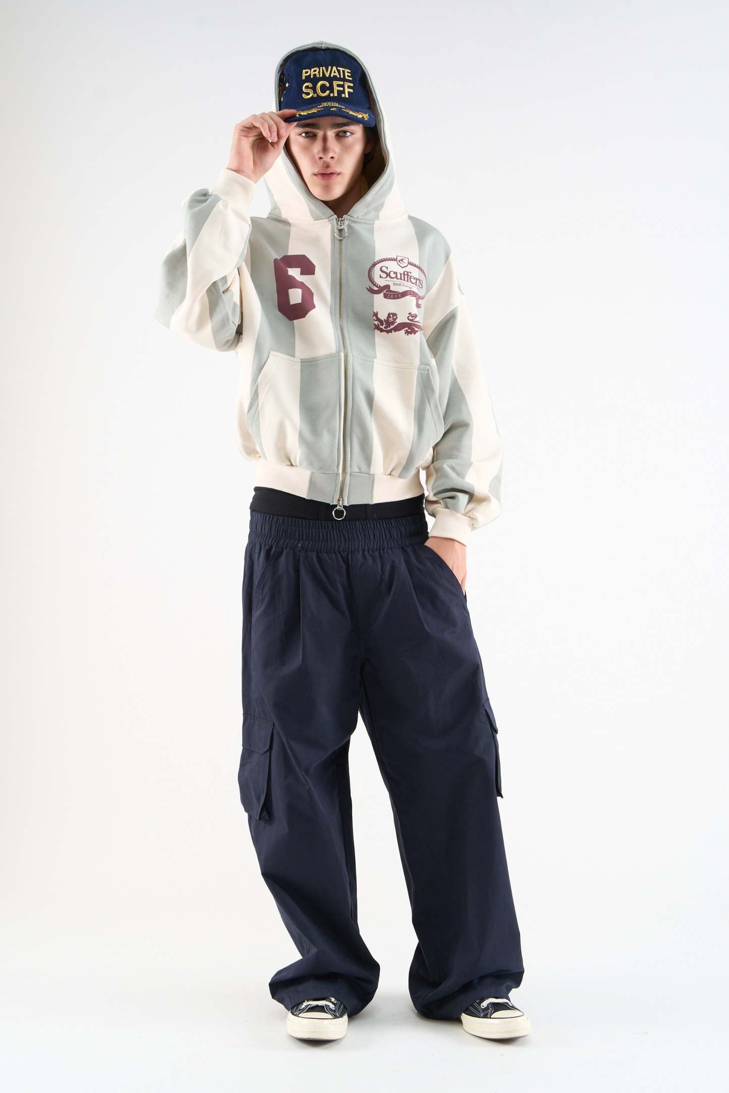 Picadilly Ecru Zipper