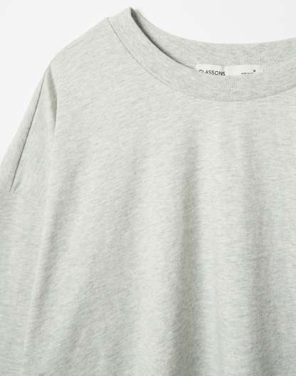 Cotton Boxy Long Sleeve Top