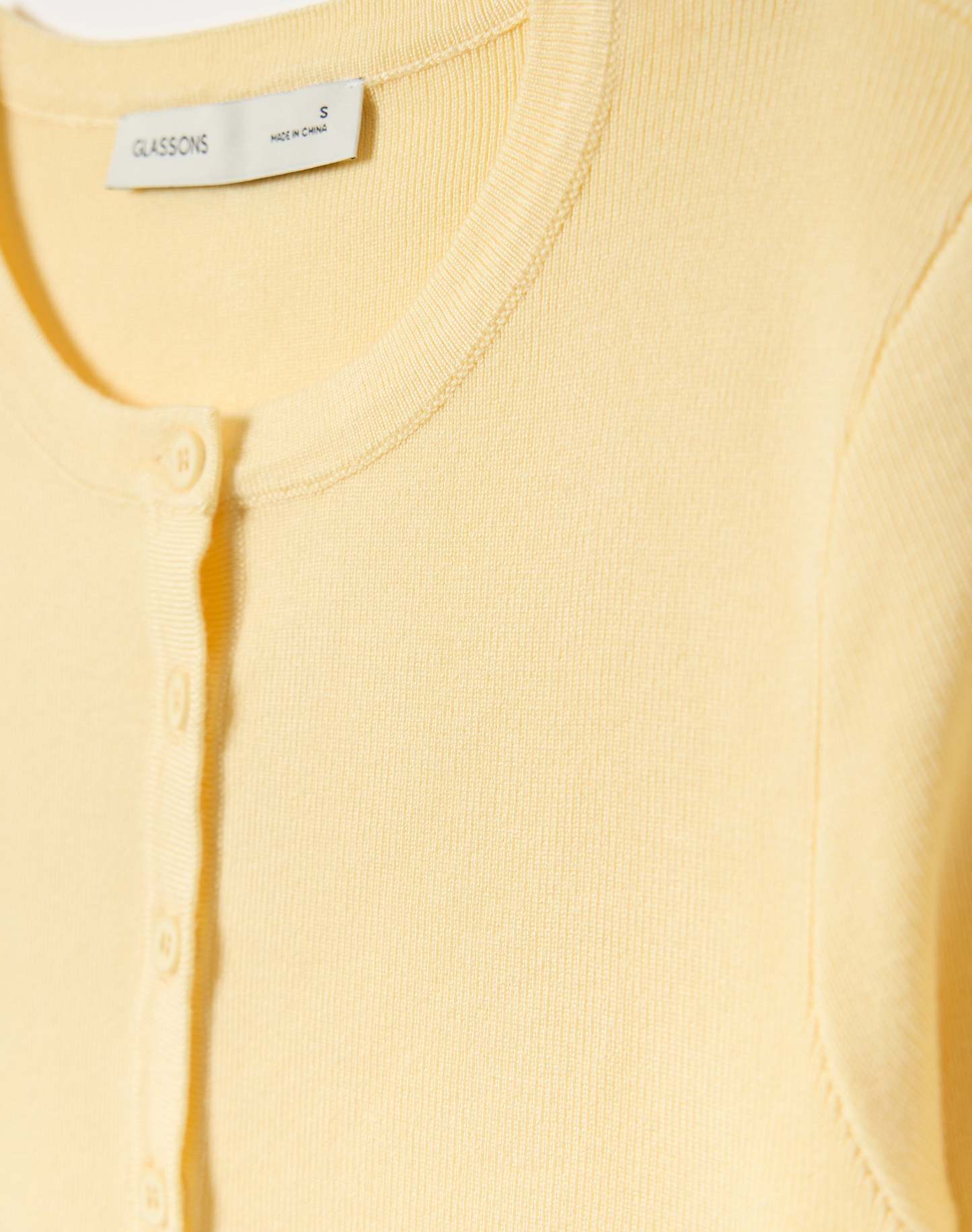 Rib Button Up Knit Cardigan