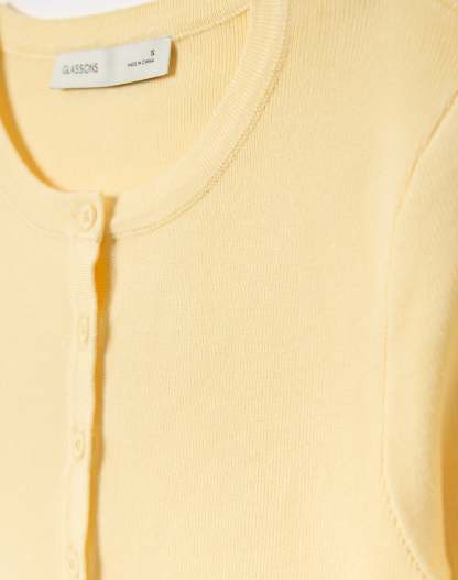 Rib Button Up Knit Cardigan