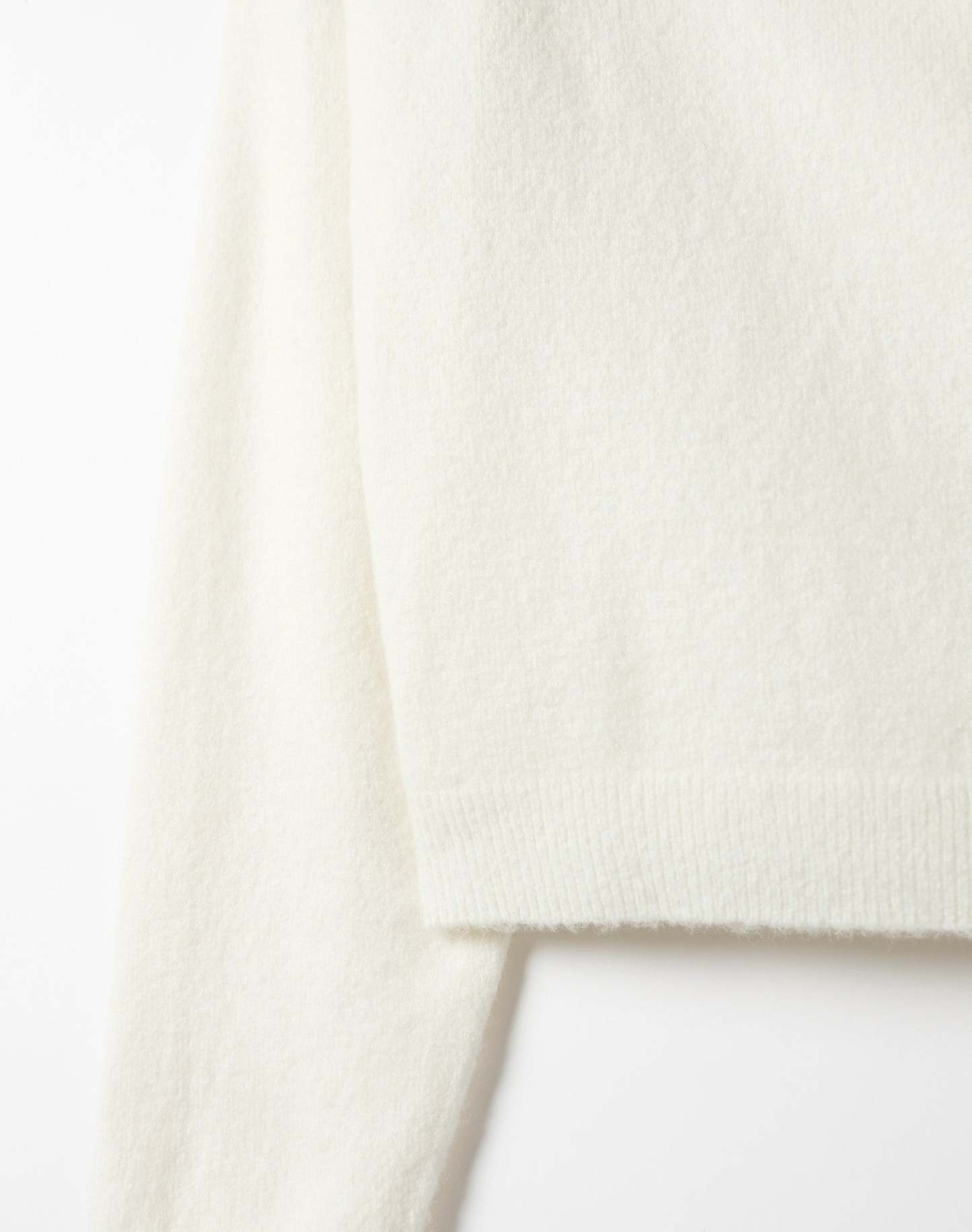 Off Shoulder Knit Long Sleeve