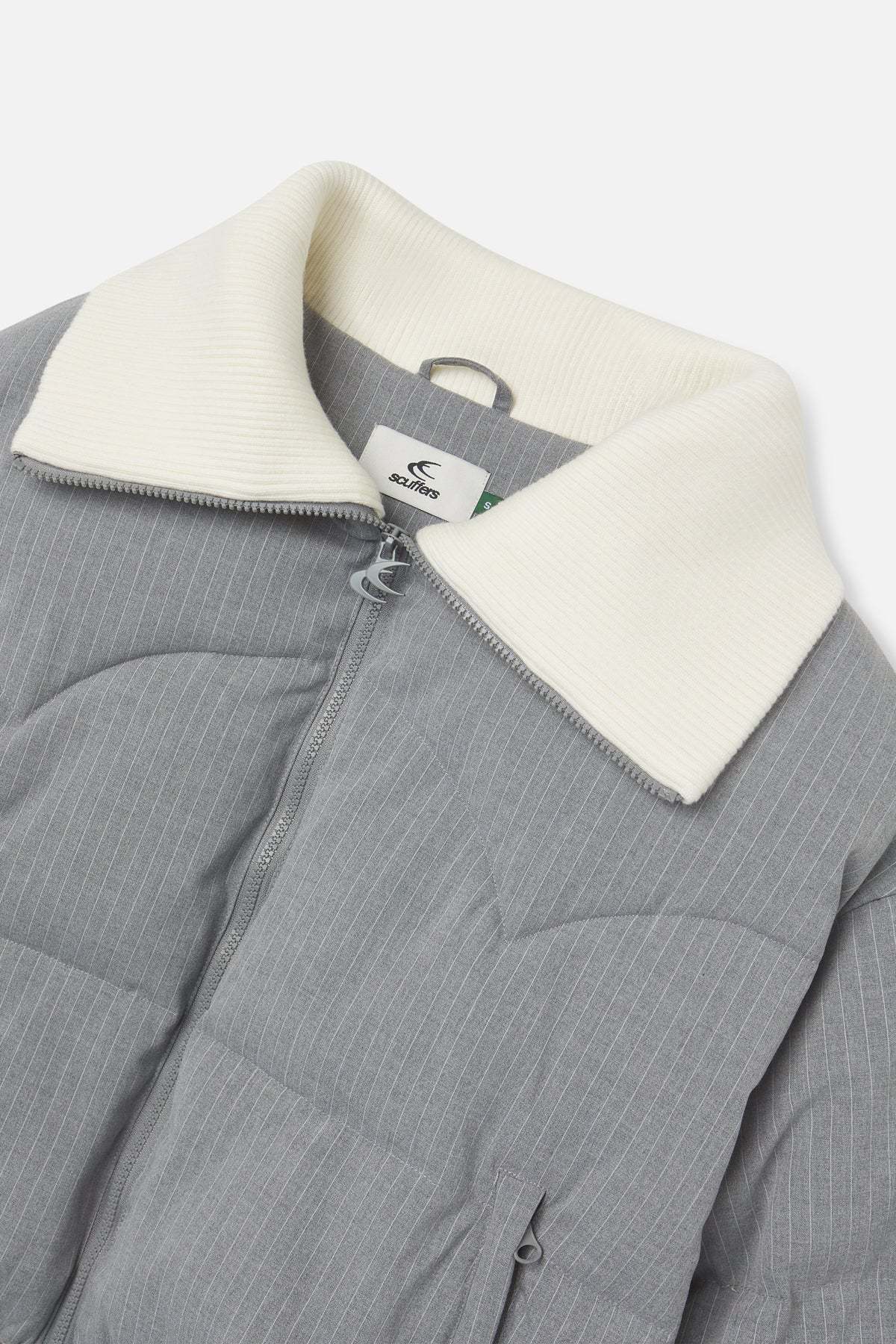 Donatello Light Grey Puffer