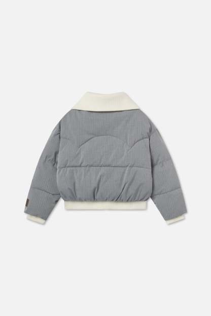 Donatello Light Grey Puffer