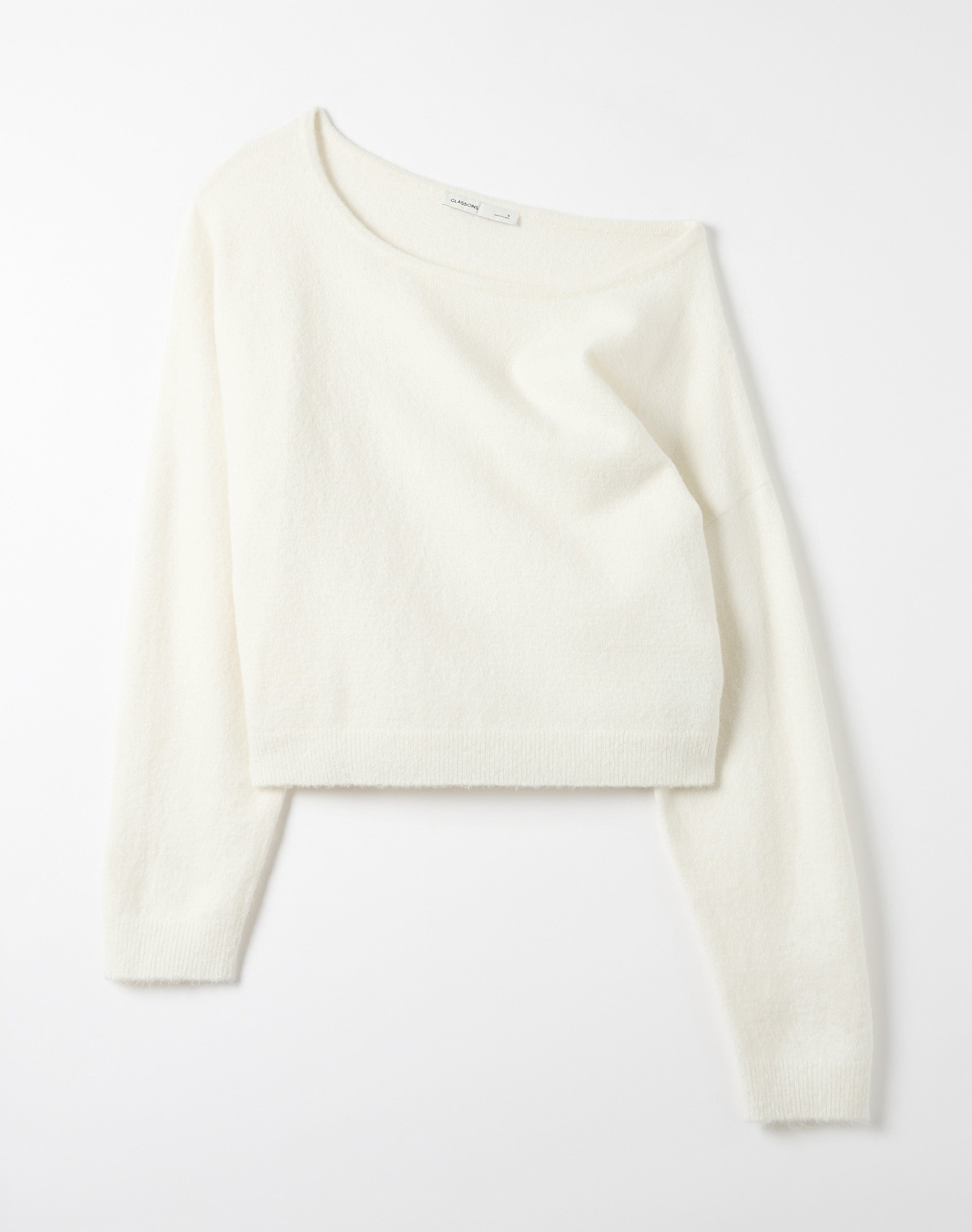 Off Shoulder Knit Long Sleeve