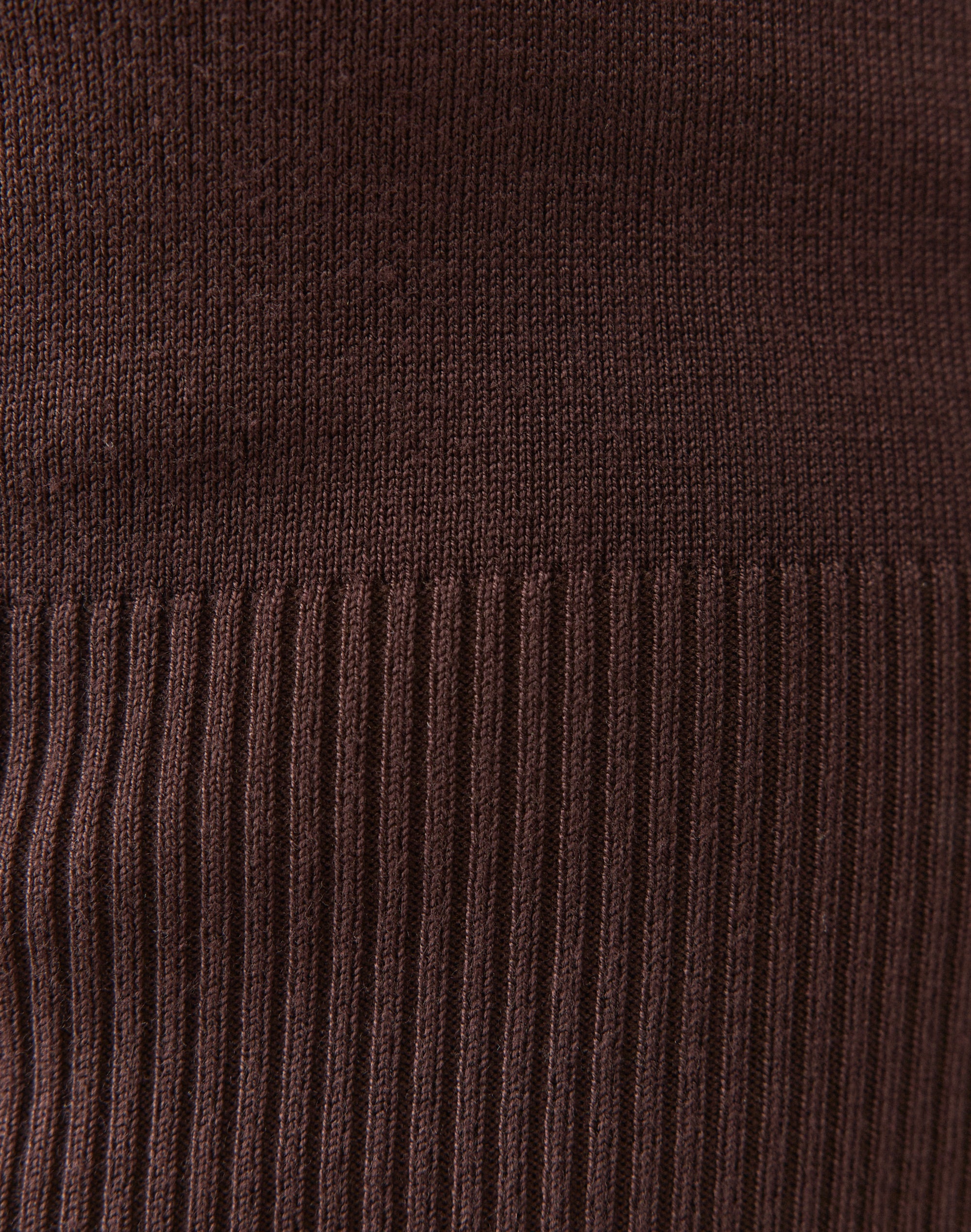 Short Sleeve Rib Waist Knit Top