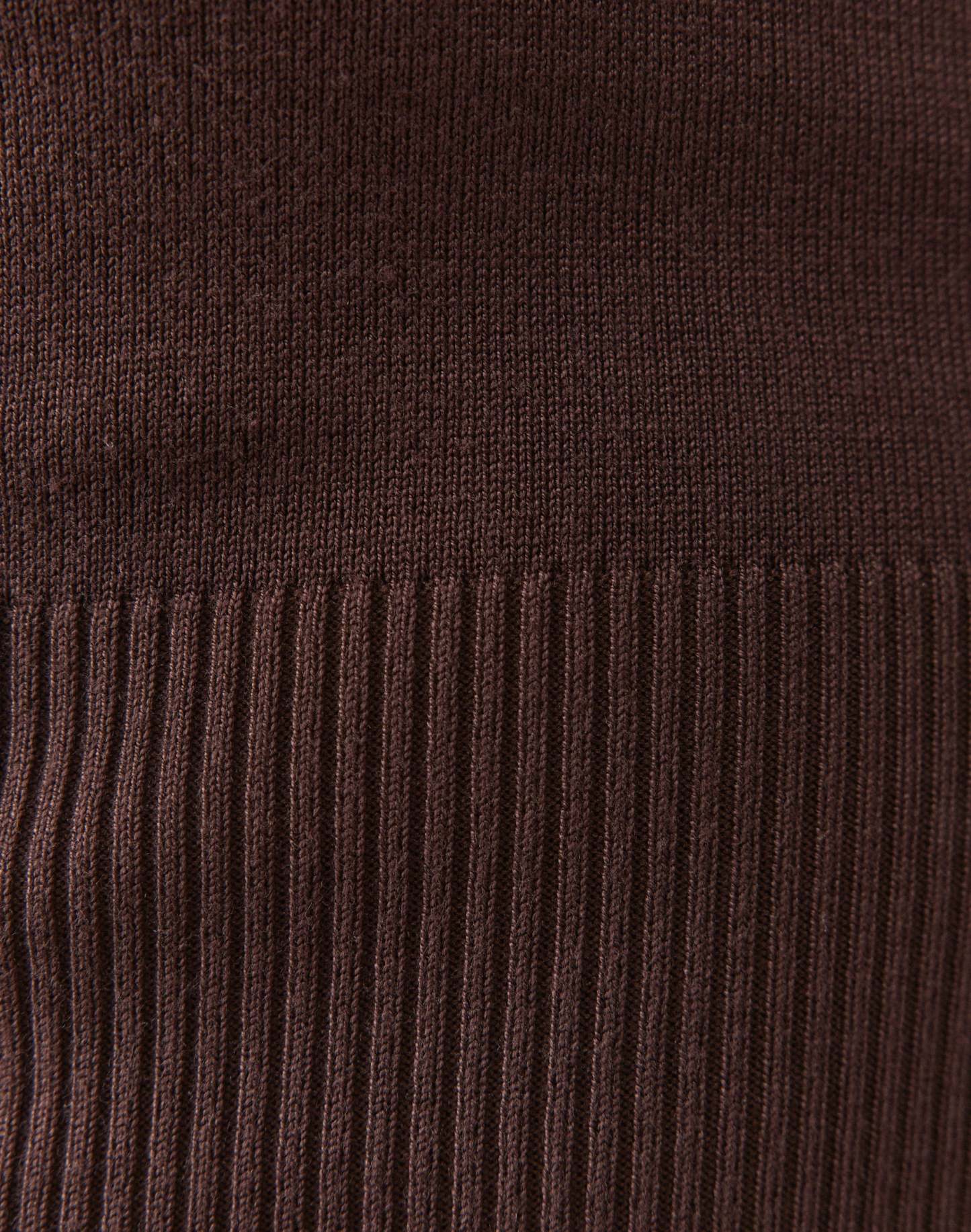 Short Sleeve Rib Waist Knit Top