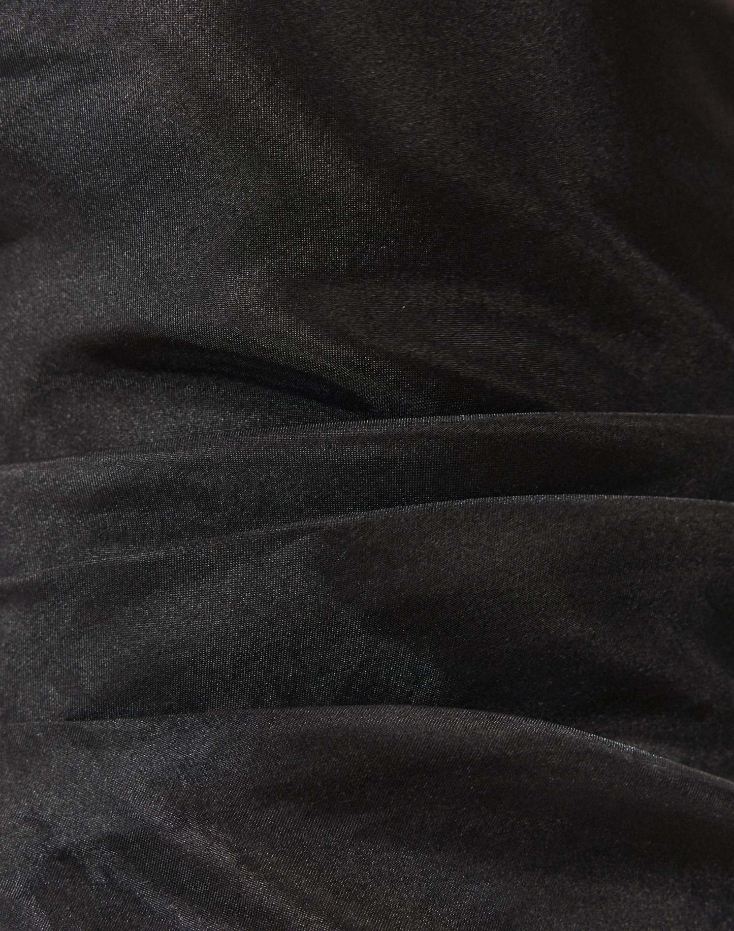 Asymmetrical Organza Strapless Top