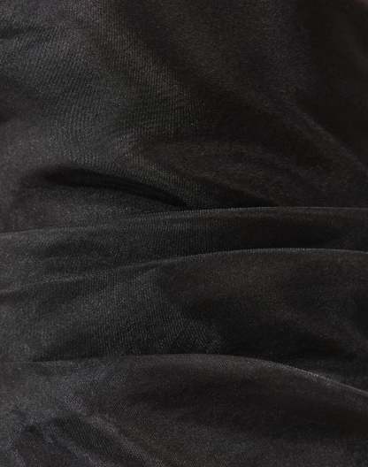 Asymmetrical Organza Strapless Top