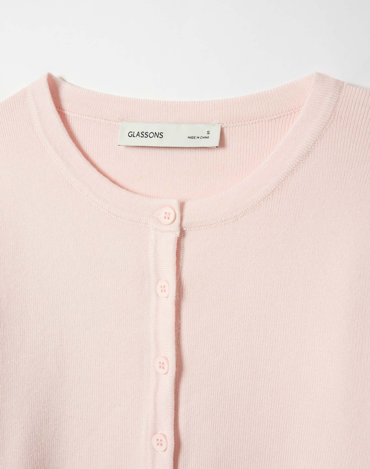 Rib Button Up Knit Cardigan
