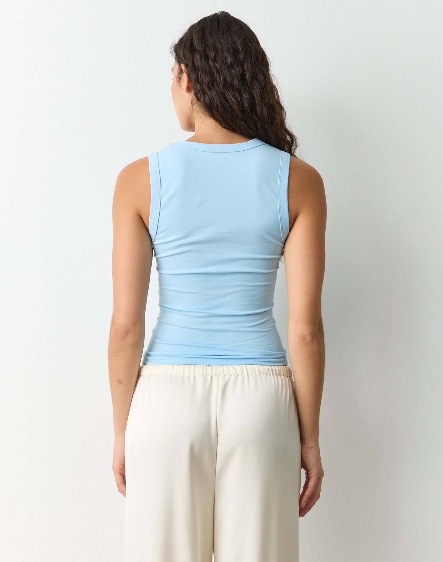 V Neck Cotton Tank Top