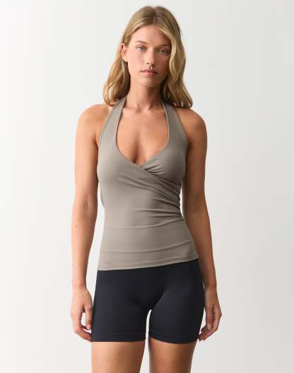 Active Cross Over Halter Top