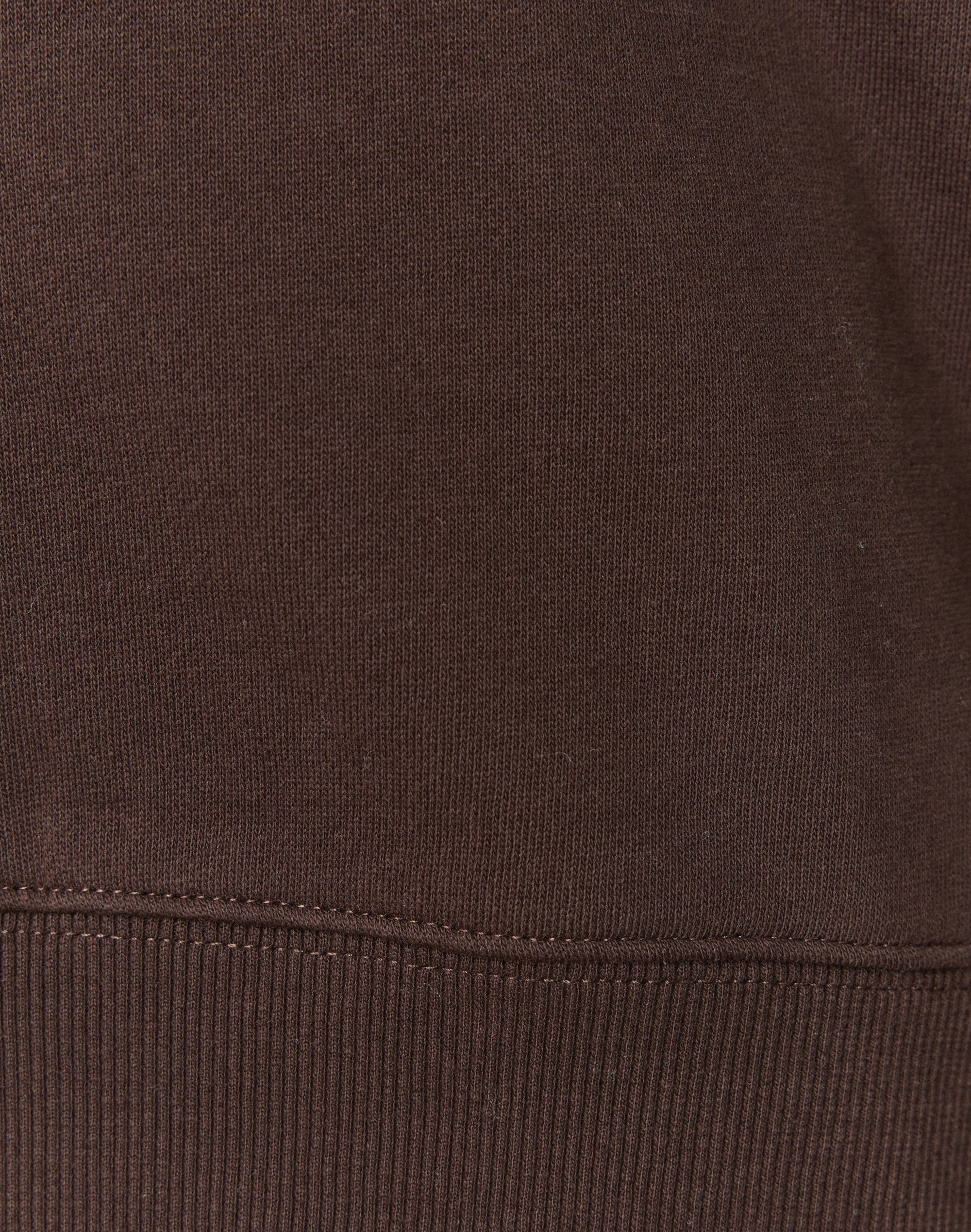 Cotton V Neck Sweatshirt