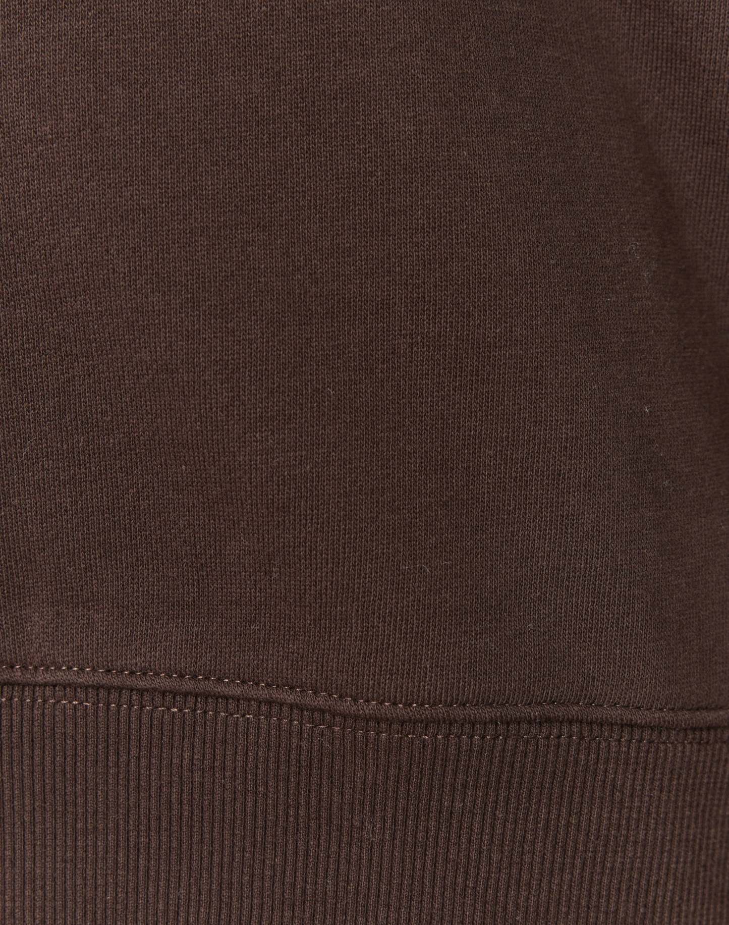 Cotton V Neck Sweatshirt