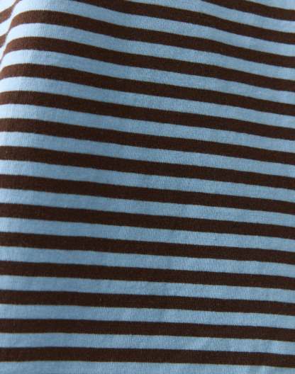 Stripe Cotton Boxy Long Sleeve Top
