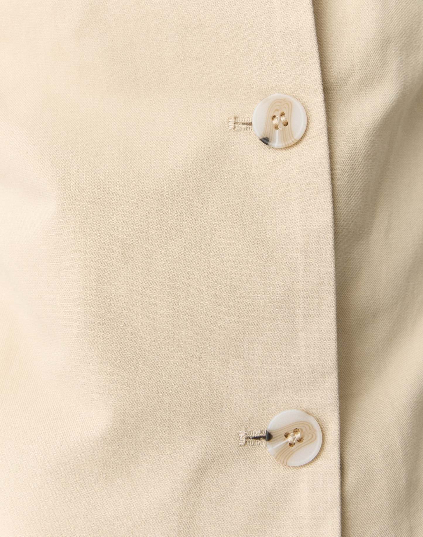 Funnel Neck Button Up Blouse