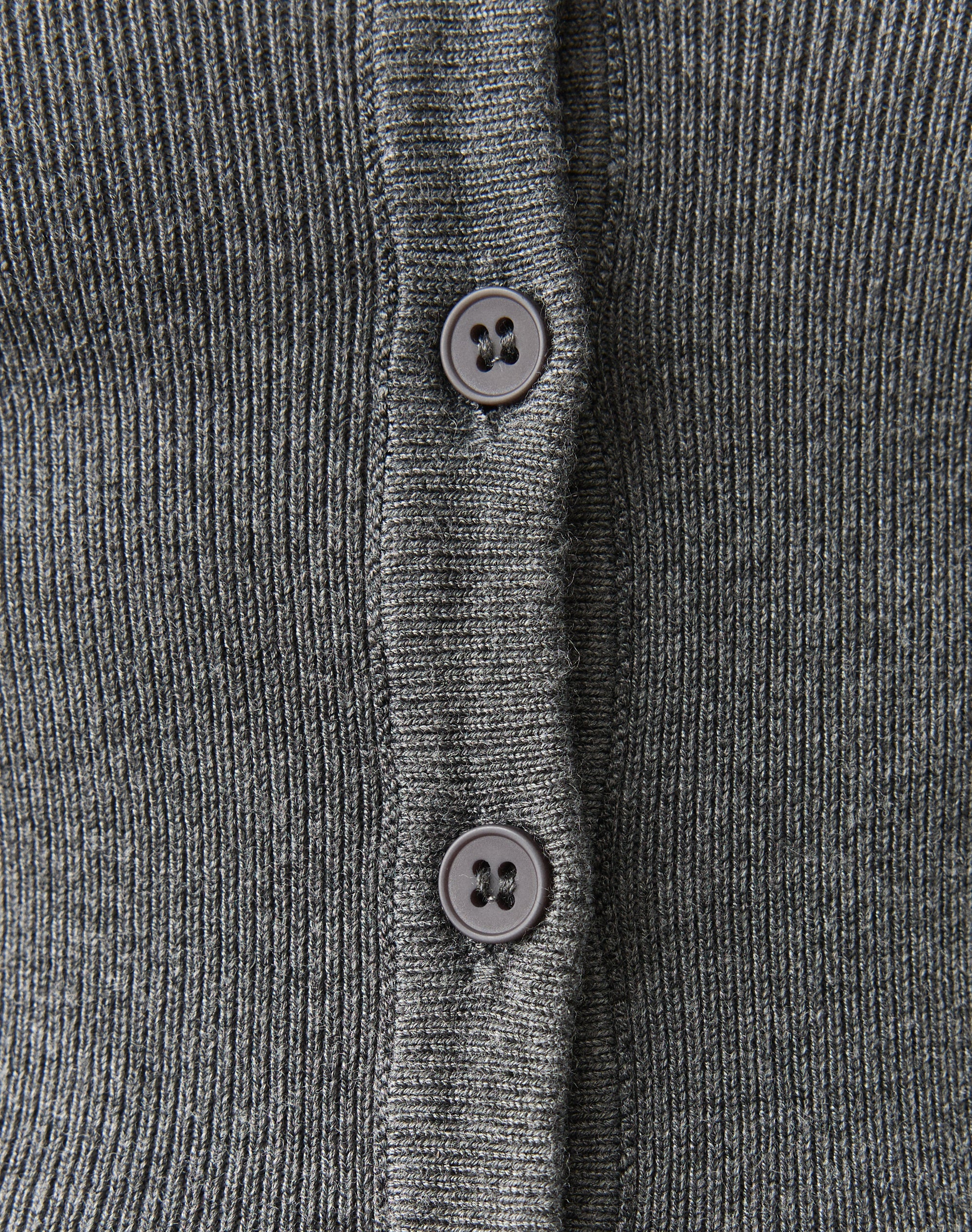 Rib Button Up Knit Cardigan