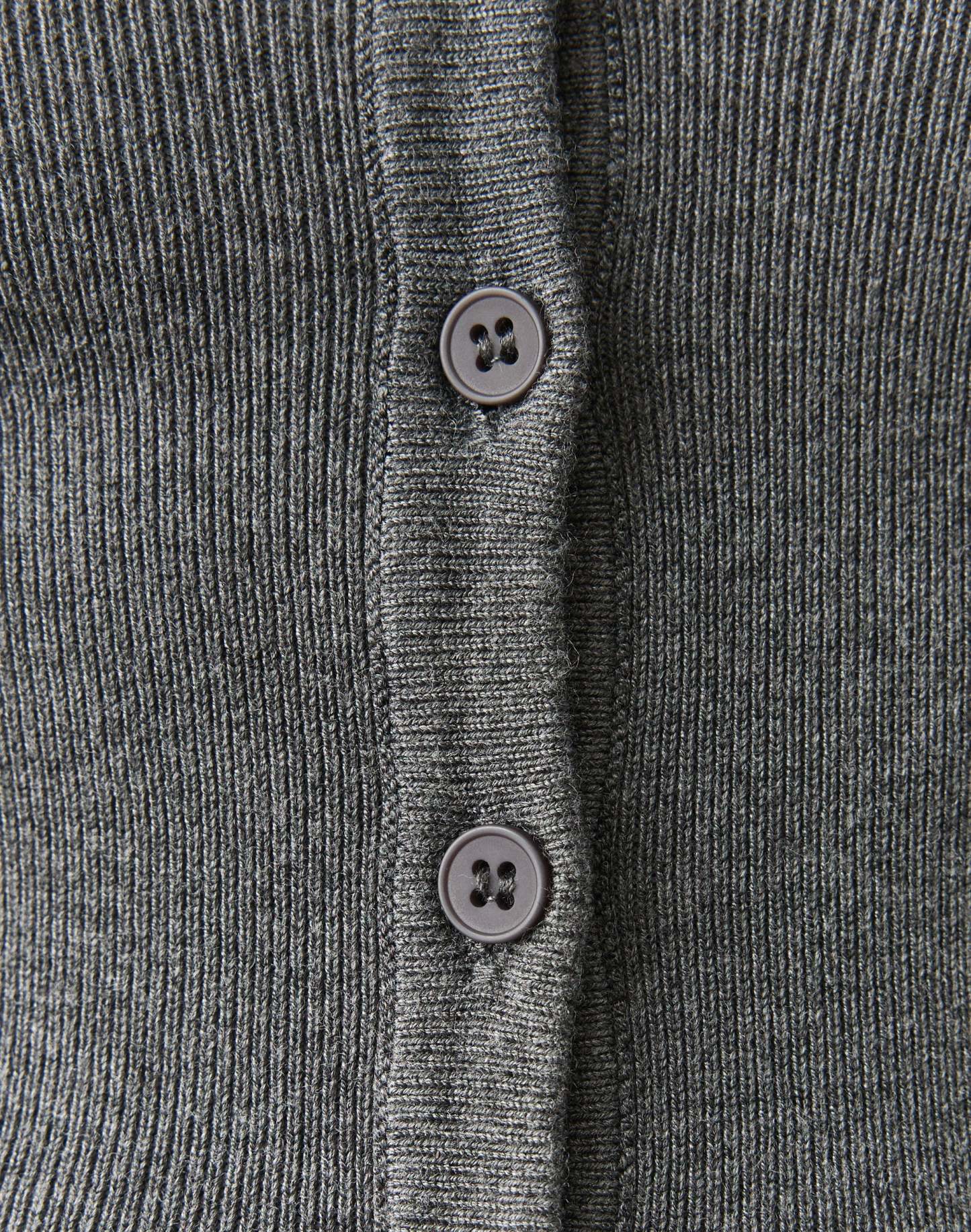 Rib Button Up Knit Cardigan