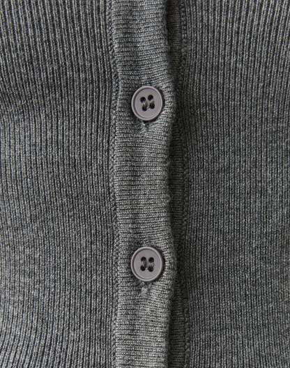 Rib Button Up Knit Cardigan