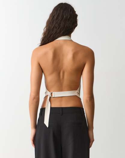 Ring Detail Halter Top