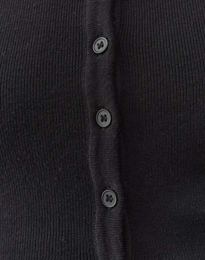 Rib Button Up Knit Cardigan