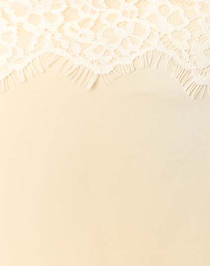 Lace Trim Satin Square Neck Cami
