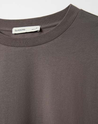 Cotton Boxy Long Sleeve Top