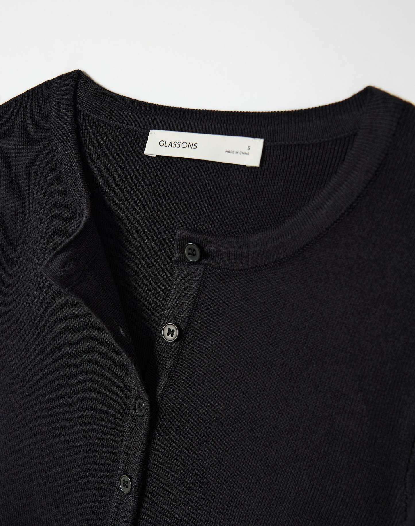 Rib Button Up Knit Cardigan