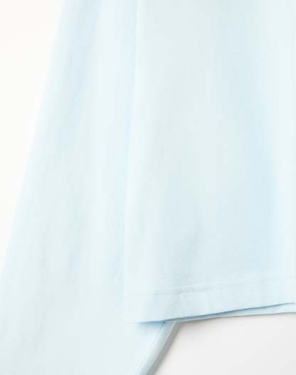 Cotton Boxy Long Sleeve Top