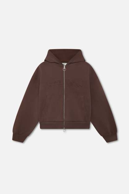 Bullet Brown Zipper
