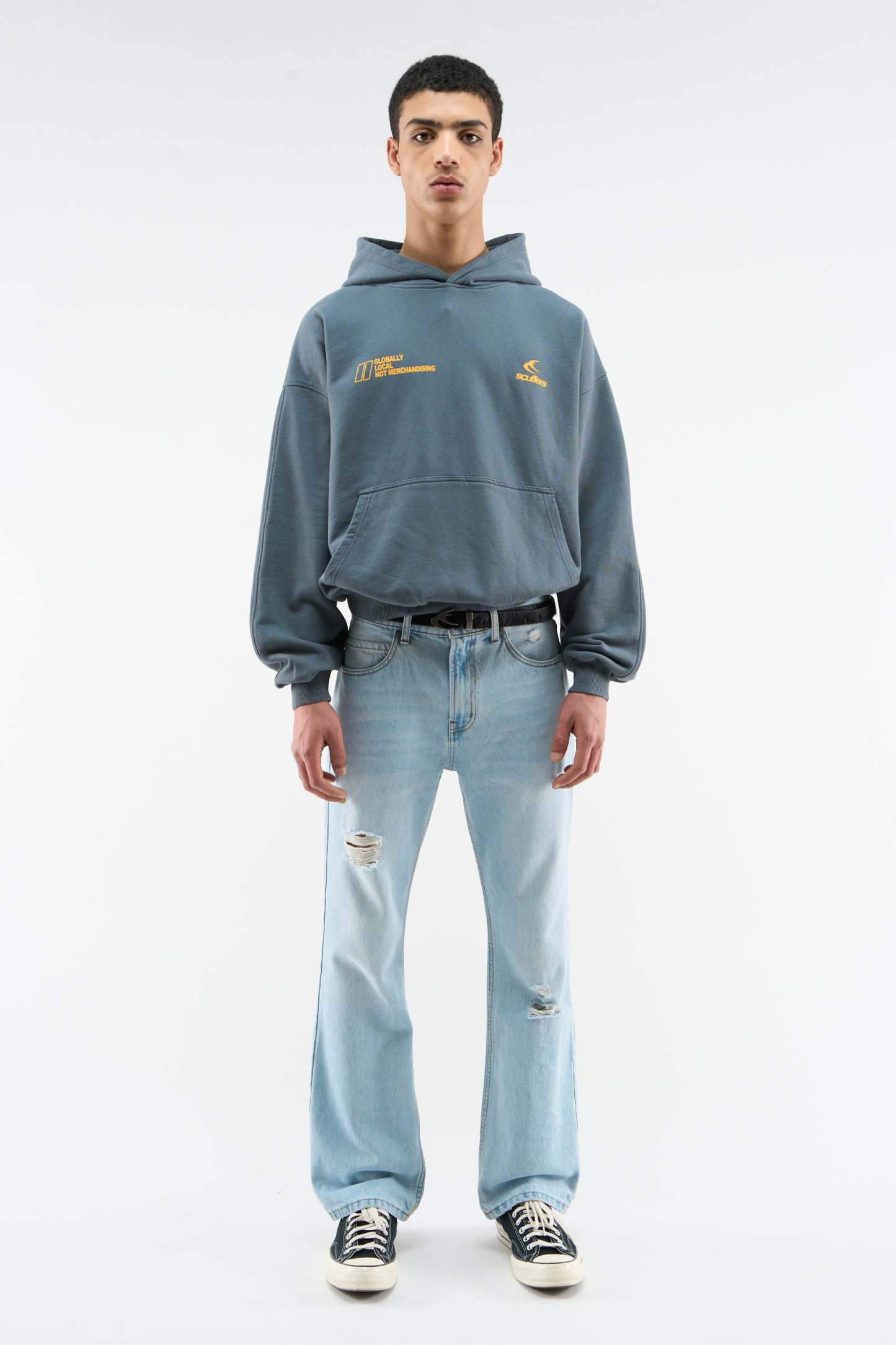 Globally Navy Hoodie