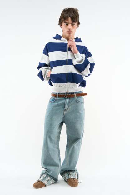 Club Navy Zipper
