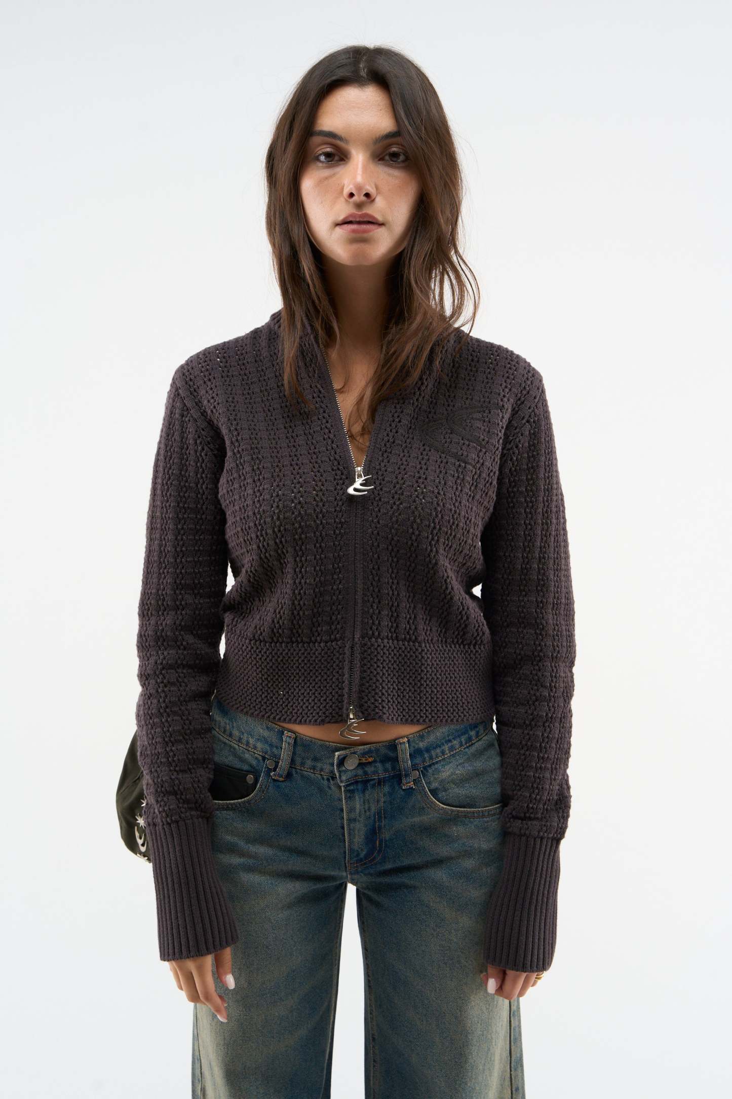 Stormy Brown Zipper