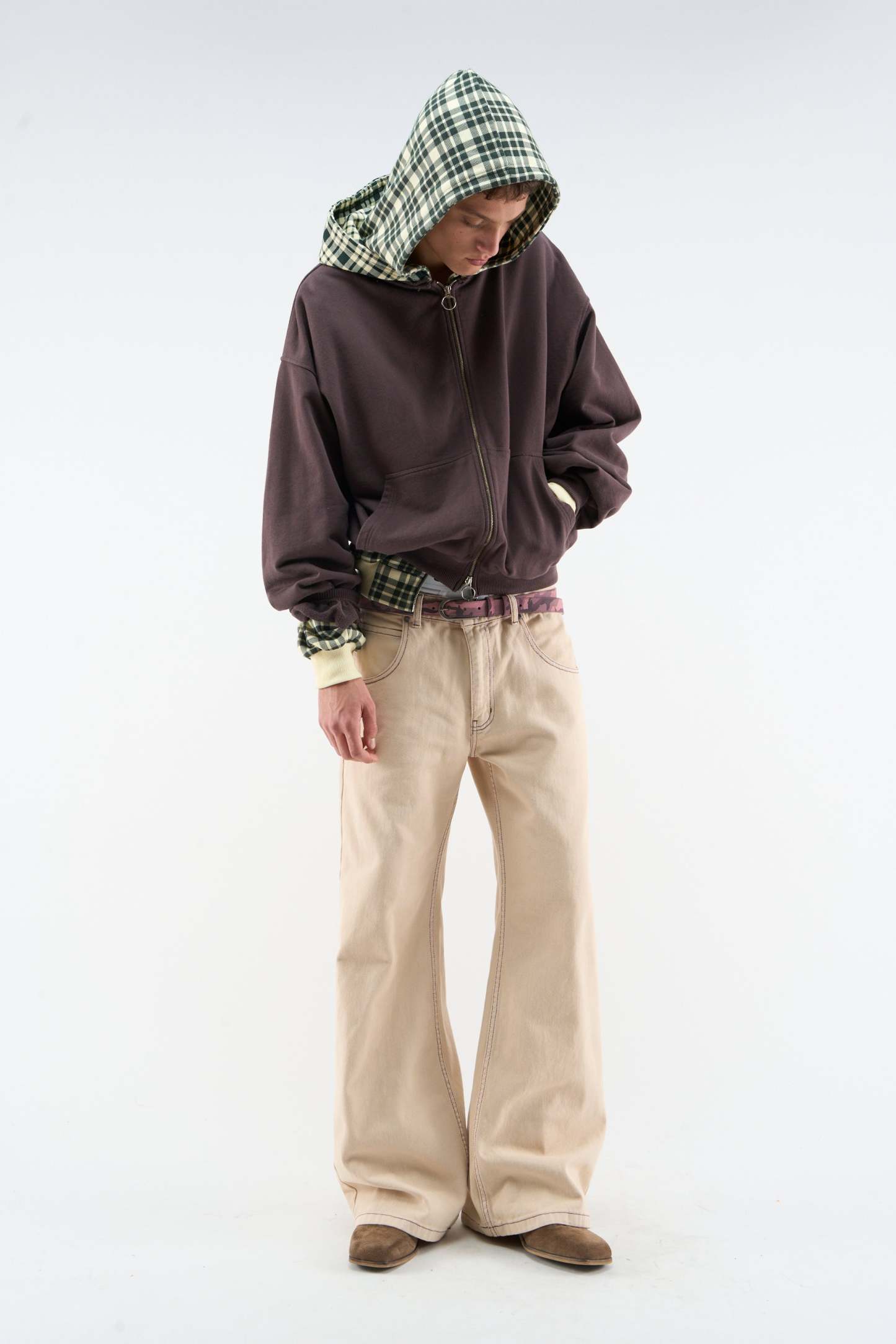 New Mask Brown Zipper