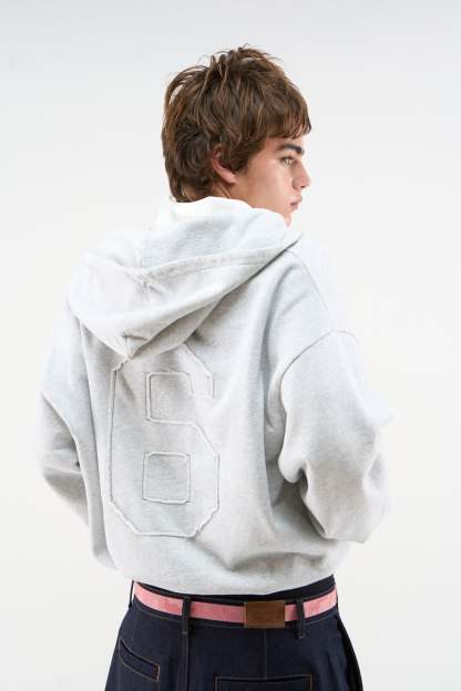 Jam Grey Melange Zipper