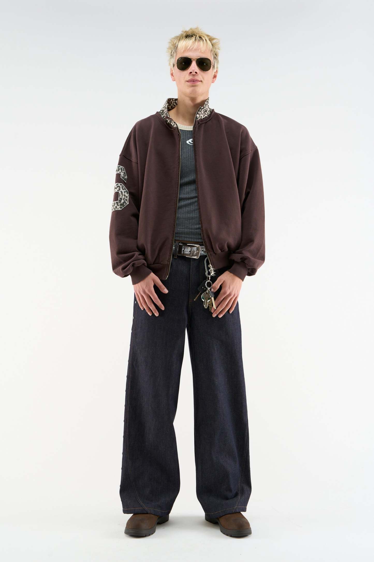 Tokiet Leopard Zipper