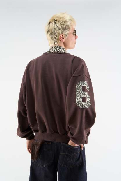 Tokiet Leopard Zipper