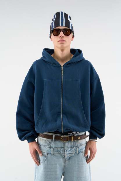 Pick Pocket Navy Zipper